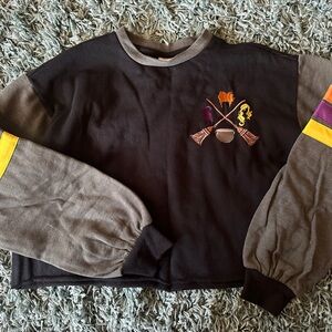 Disney licensed Hocus Pocus cropped sweatshirt